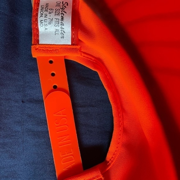 Camel Men’s Blaze Orange SnapBack Hat - Picture 3 of 3